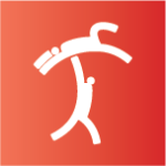 Icon of arcobatic gymnastics competition