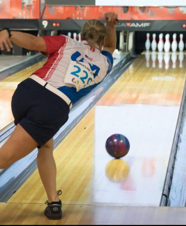Photo of woman bowling