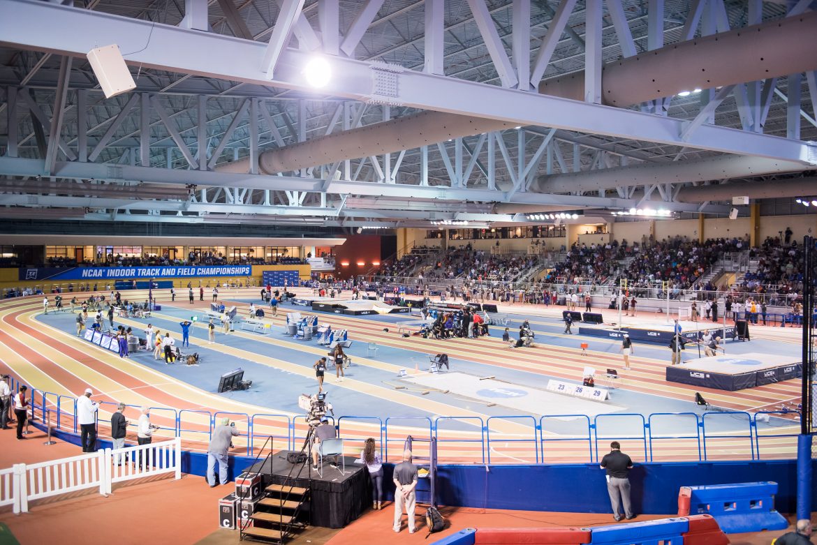 Interior photo of Crossplex track