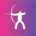 Icon of archery competition