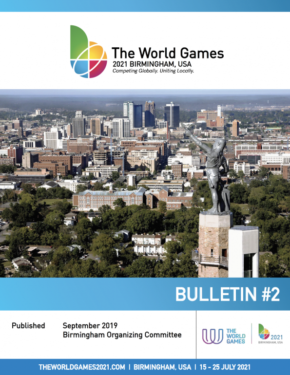 Photo of The World Games Bulletin #2 published in September 2019