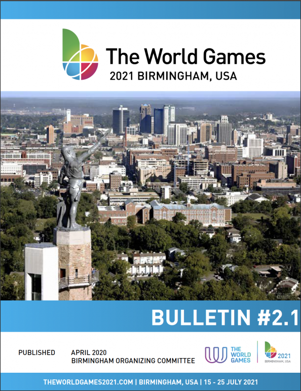 Photo of The World Games Bulletin #2.1 published in April 2020