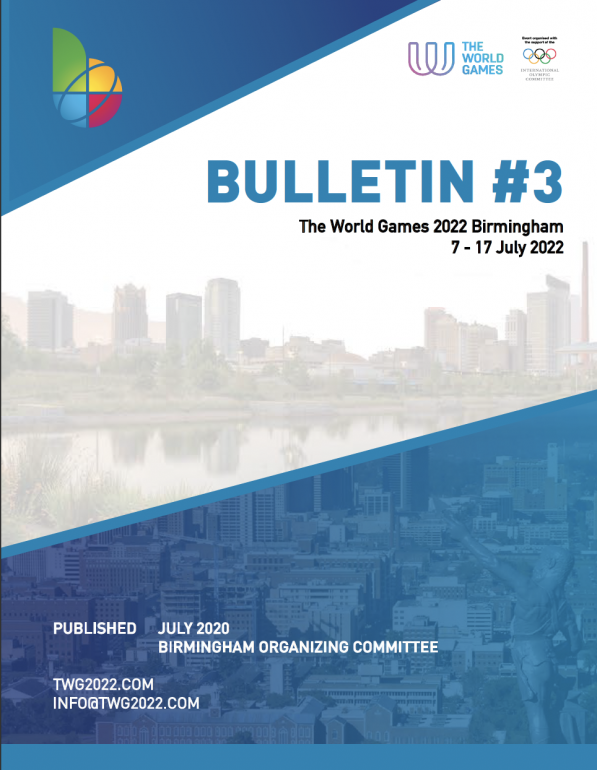 Photo of The World Games Bulletin #3 published in July 2020