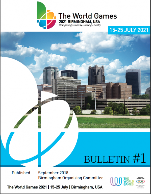 Photo of The World Games Bulletin #1 published in September 2018